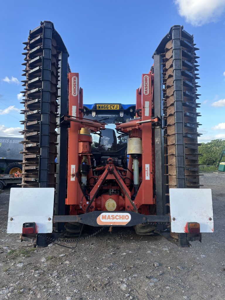 5 metre folding power harrow
