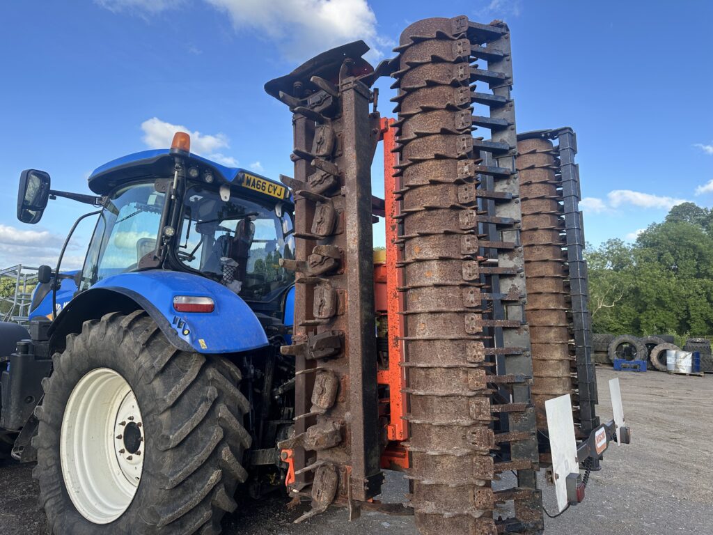 5 metre folding power harrow